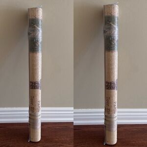 SET OF 2 Bamboo roll-up blinds brand new Paris France Provance Eiffel Tower